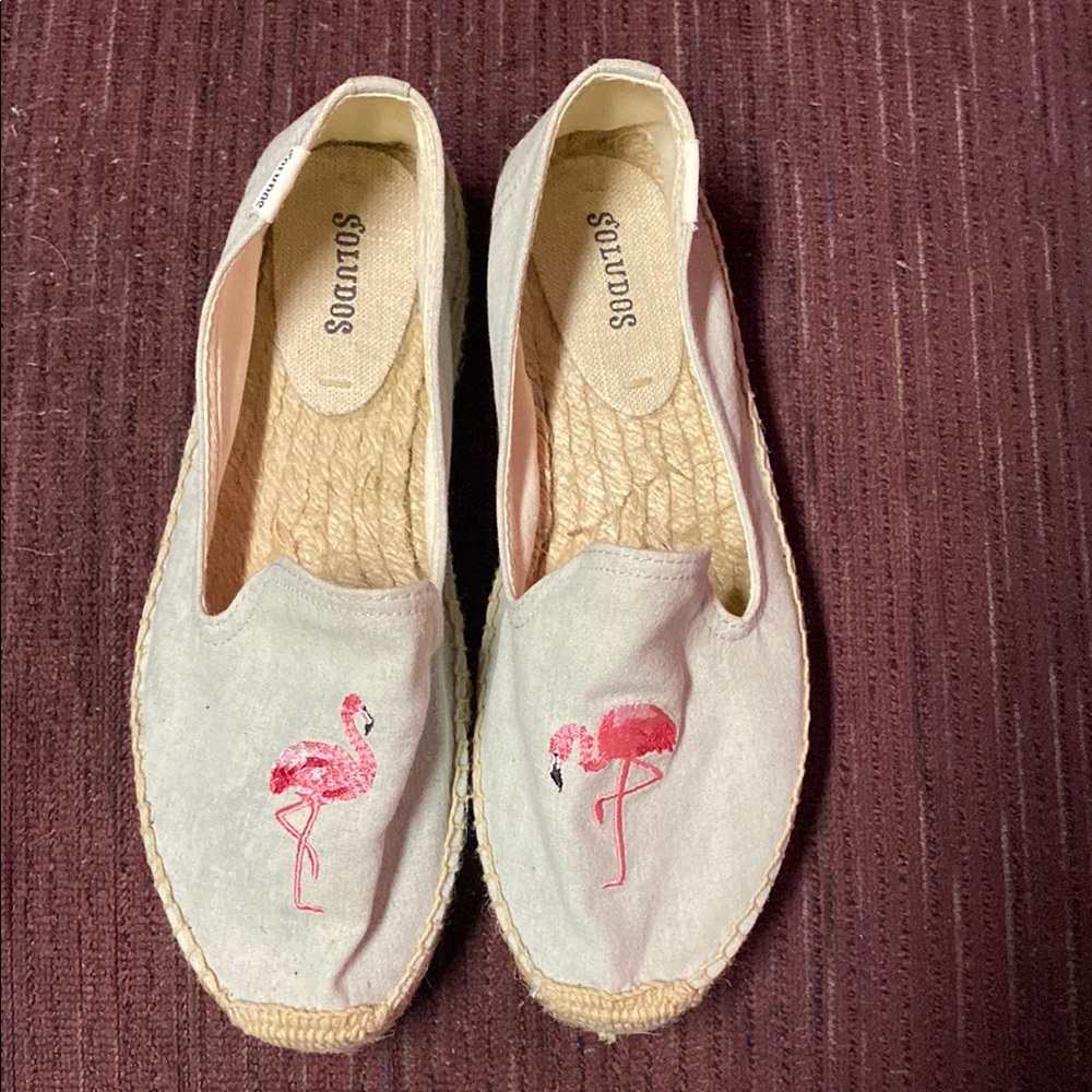 LAST CHANCE! Soludos Women's Flamingo Espadrilles